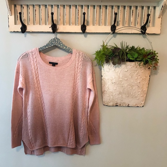 American Eagle Outfitters Sweaters - American Eagle Pink Ombré Lightweight Sweater S